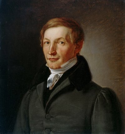 Portræt af gartneridirektør Peter Joseph Lenné af Carl Joseph Begas
