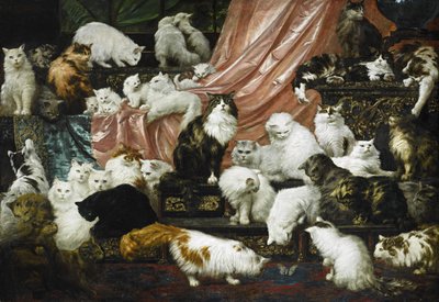 Min kones elskere, ca. 1890 (olie på lærred) af Carl Kahler