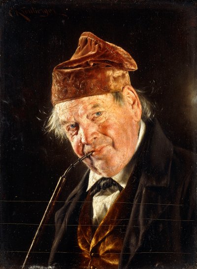 En mand med et rør, af Carl Kronberger