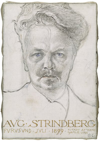 August Strindberg af Carl Larsson
