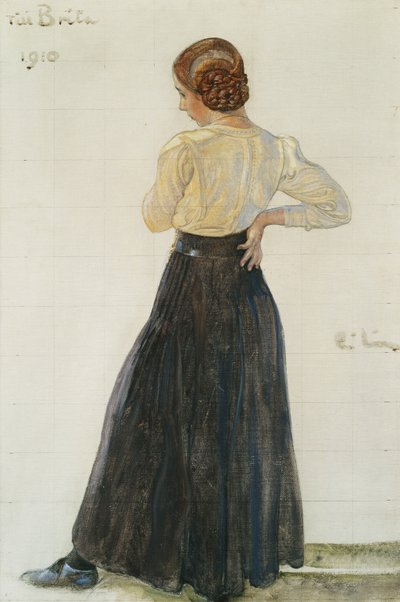 Brita, 1910 af Carl Larsson