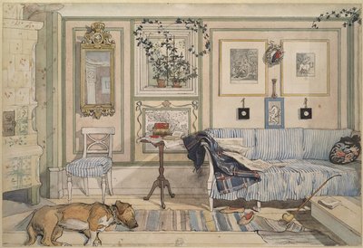 Hyggeligt hjørne af Carl Larsson