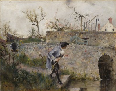 Fiskene bider! af Carl Larsson