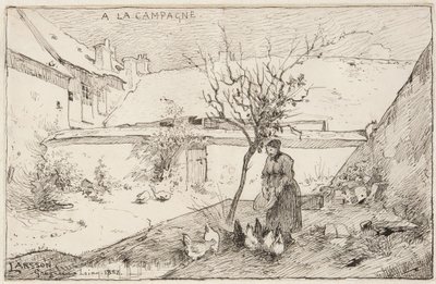 Fransk bondegård af Carl Larsson