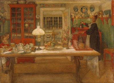 Gør dig klar til et spil, 1901 af Carl Larsson