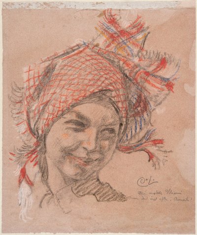 Hovedstudie af Carl Larsson