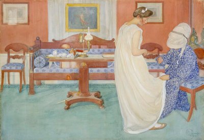 Brudepigen, 1908. af Carl Larsson