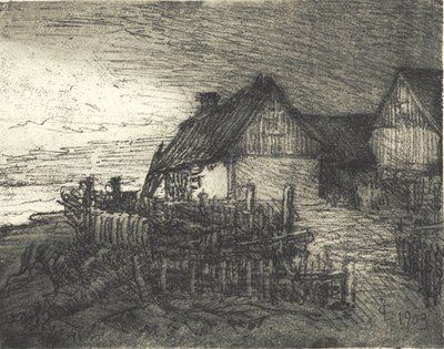 Huse i Tisvilde af Carl Locher