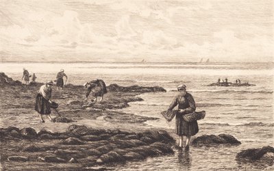 Rejefiskere i Bretagne af Carl Locher