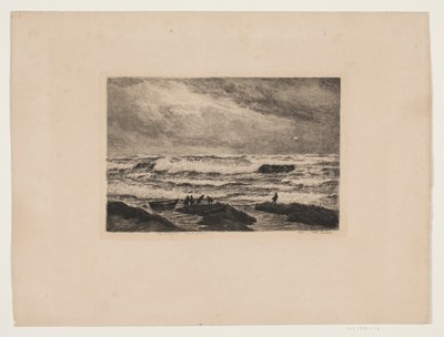 Skagen. Storm af Carl Locher