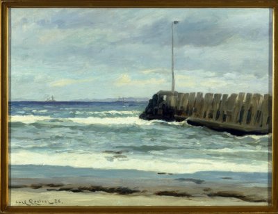 På stranden af Carl Ludvig Locher