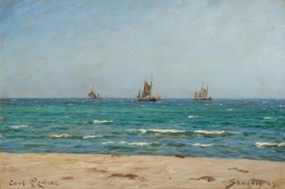 C. Locher, sejlbåde i Skagen af Carl Ludvig Locher