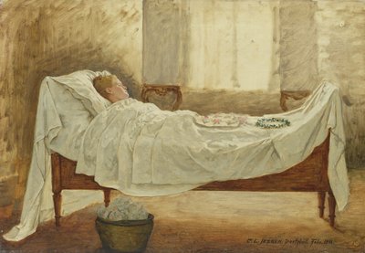 Dødslejet af Carl Ludwig Jessen