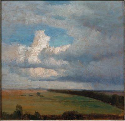 Landskab nær München af Carl Ludwig Seeger