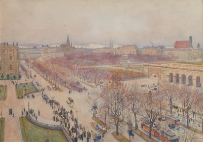 Ringstrasse i Wien af Carl Max Müller