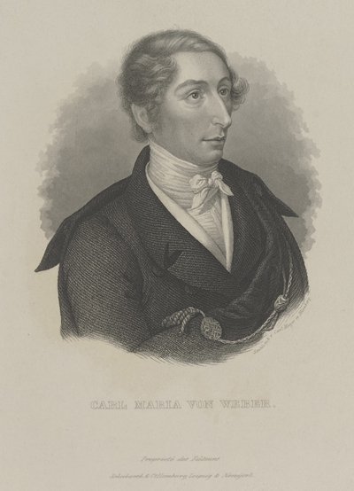 Carl Maria von Weber 1786-1826, ca. 1840 af Carl Mayer