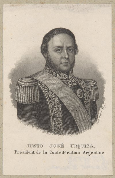 Justo José Urquiza, Argentinas præsident af Carl Mayer