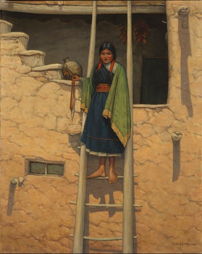 Hopi-trappen af Carl Moon