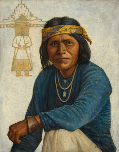 Zuni Man af Carl Moon