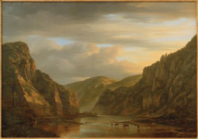 C.Morgenstern, Stegfels i Nahe-dalen af Carl Morgenstern