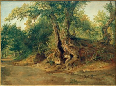 C. Morgenstern, lund i nærheden af ​​Ariccia med holm ege af Carl Morgenstern