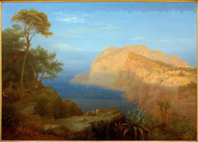 Capri ved solopgang af Carl Morgenstern
