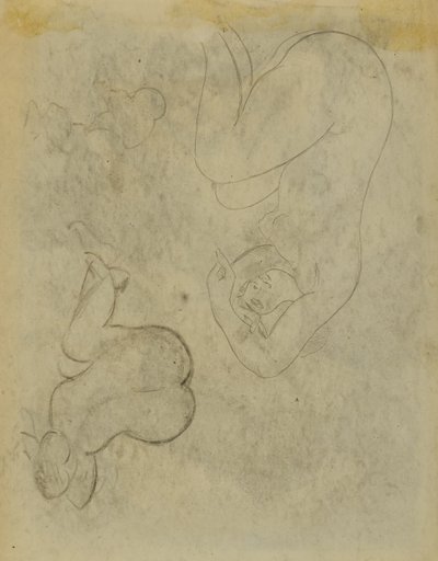 To studier af kvindelige figurer af Carl Newman