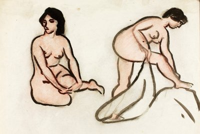To kvindelige nøgenbilleder af Carl Newman