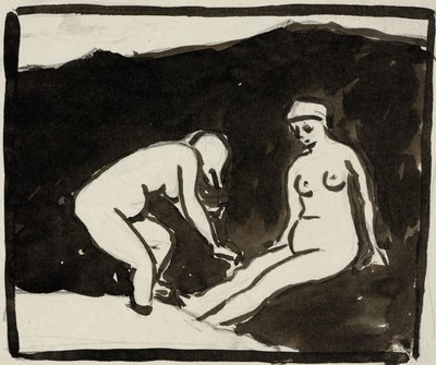 To kvindelige nøgenbilleder af Carl Newman