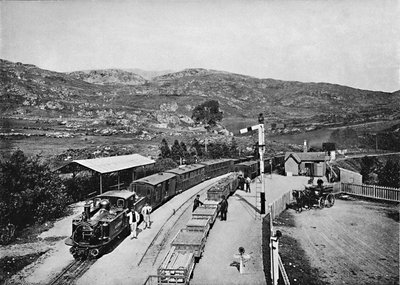 Ffestiniog Railway: Tan-Y-Bwlch Station, c1896 af Carl Norman