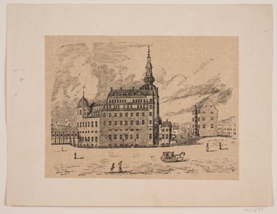 Københavns slot af Carl Peter Theodor Rothweiler