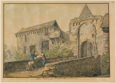 Tiefburgs ruiner i Handschuhsheim af Carl Philipp Fohr
