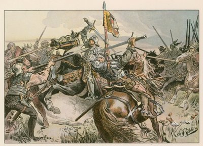 Albert Achilles i kamp mod Nürnberg i 1449. af Carl Rohling