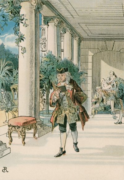 Frederik den Store (1712-1786) i Rheinberg af Carl Rohling
