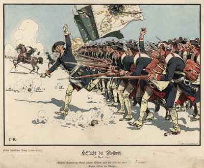 Slaget ved Mollwitz af Carl Röchling