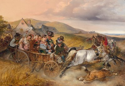 Bryllupsturen af Carl Schindler