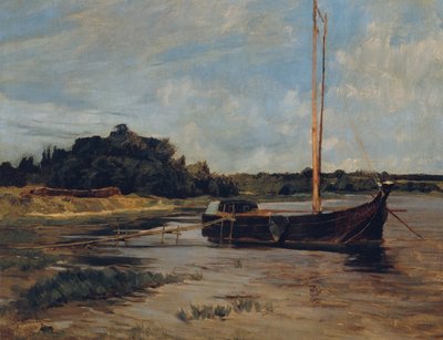 Sejlskib på Havel af Carl Schuch