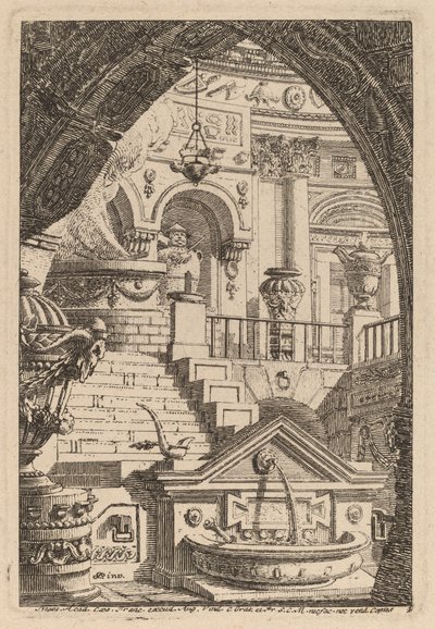 Fantasi om et antikt tempel af Carl Schütz