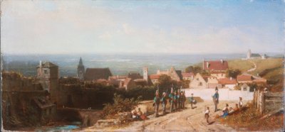 Gammel by af Carl Spitzweg