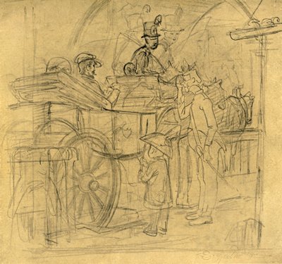 På rejse, midten af ​​slutningen af ​​det 19. århundrede, c1924. af Carl Spitzweg