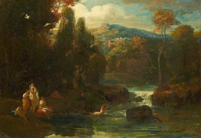 Badende kvinder af Carl Spitzweg