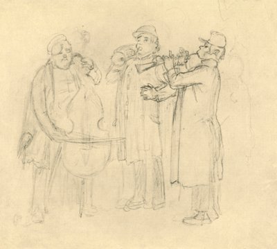 Bettelmusikanten, midten af slutningen af det 19. århundrede, c1924. af Carl Spitzweg