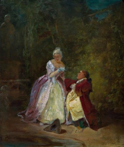 Ansøgningen af Carl Spitzweg