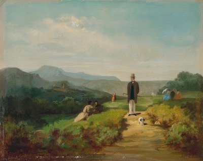 The Squire (The Hagestolz) af Carl Spitzweg