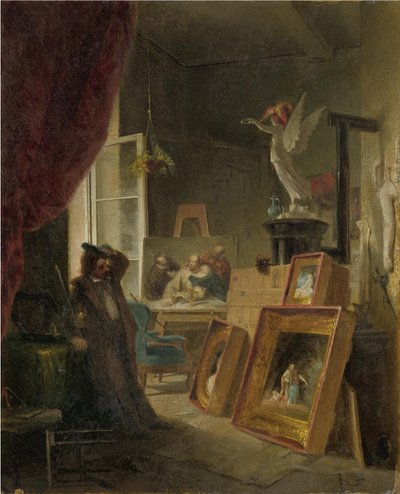 Der Historienmaler af Carl Spitzweg