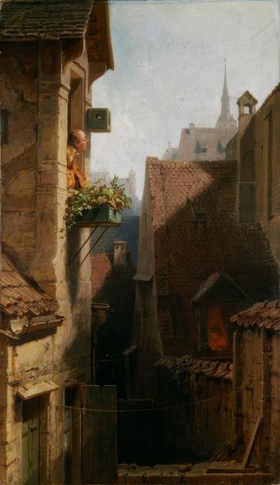 Den hypokondriker af Carl Spitzweg