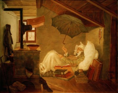 Der arme Poet af Carl Spitzweg