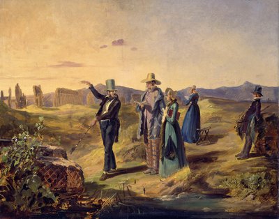 Englændere i Campagna af Carl Spitzweg