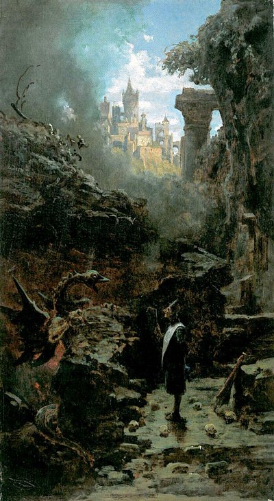 Troldmand af Carl Spitzweg