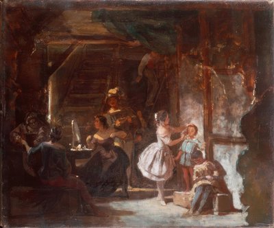 Backstage af Carl Spitzweg